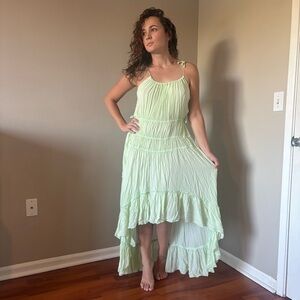 Yong, Fabulous and Broke Elegant Mint Sleeveless Maxi Dress